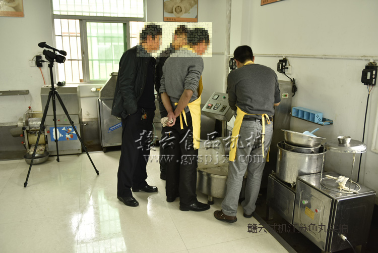 江蘇鹽城客戶觀看整個加工流程